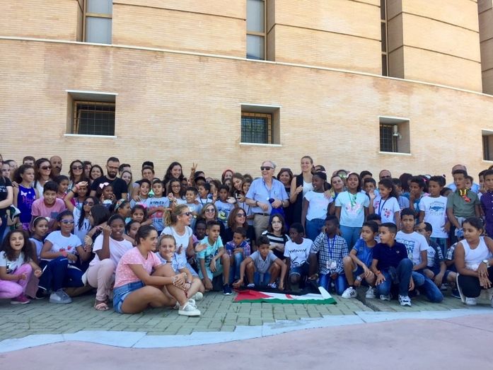 Emotiva despedida a los niños saharauis que han pasado sus Vacaciones en Paz en Huelva
