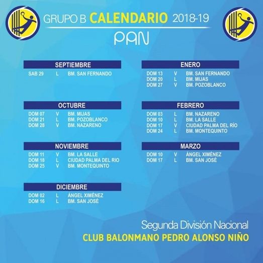 El PAN Moguer iniciará la liga recibiendo al San Fernando y la cerrará en casa ante el San José