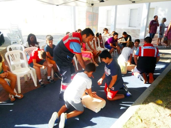 Los escolares de Palos participan activamente en la Semana del Corazón