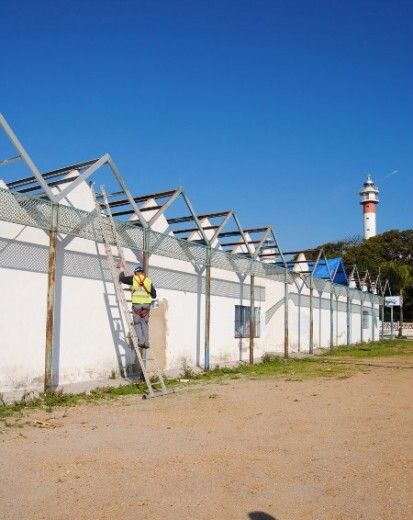 En marcha las obras de rehabilitación de cuartos de redes de El Rompido
