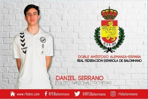La Selección Española Promesas convoca al juvenil del PAN Moguer Daniel Serrano para un doble amistoso ante Alemania