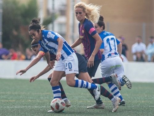 El Sporting Huelva le planta su habitual cara al Barça pero se marcha de vacío (1-3)