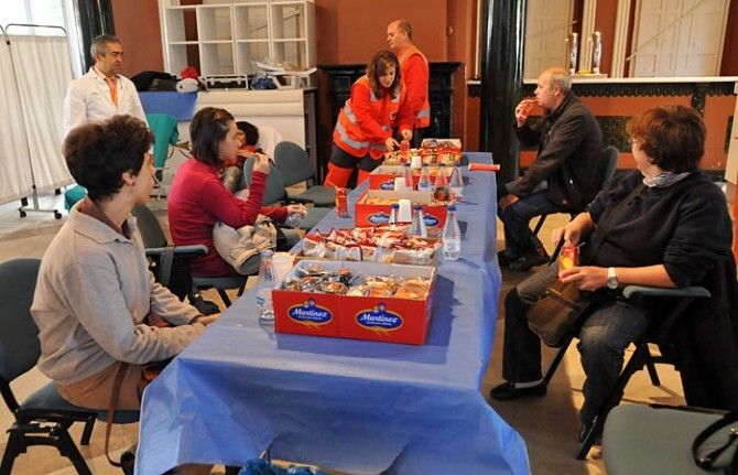 Más de 400 donantes acuden a la macrocolecta de sangre de la Casa Colón