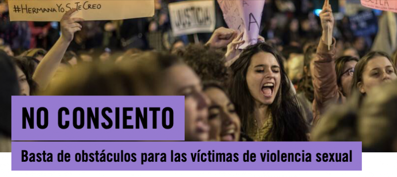 Amnistía Internacional recogerá el miércoles adhesiones ciudadanas contra la violencia sexual