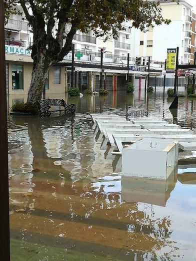 La lluvia provoca más medio centenar de incidencias en la provincia