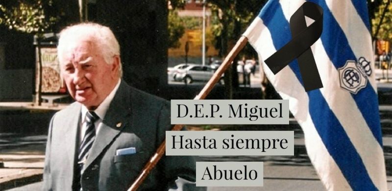 Fallece Miguel Muñoz Morelló, el entrañable 'Abuelo' del Recre