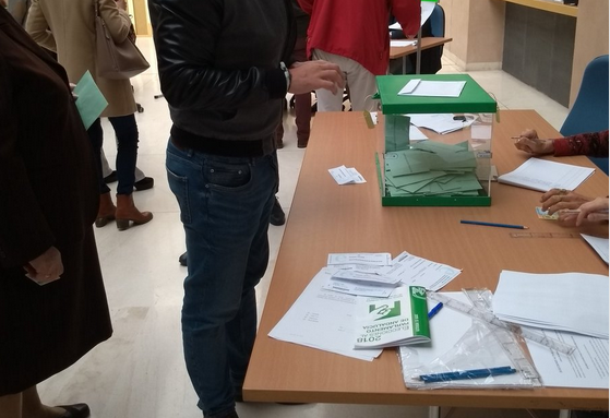 Huelva, la provincia andaluza con menor índice de participación a las 14.00 horas