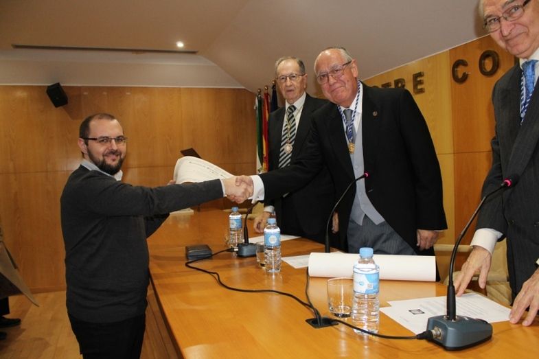 El notario Tomás Giménez toma posesión como nuevo miembro de la Academia de Ciencias, Artes y Letras de Huelva