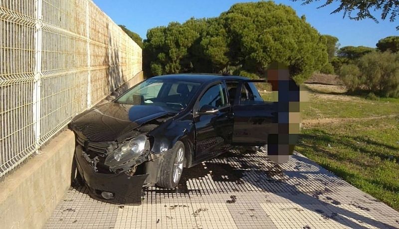Imputado un conductor tras estrellarse en Punta Umbría y triplicar la tasa de alcohol permitida