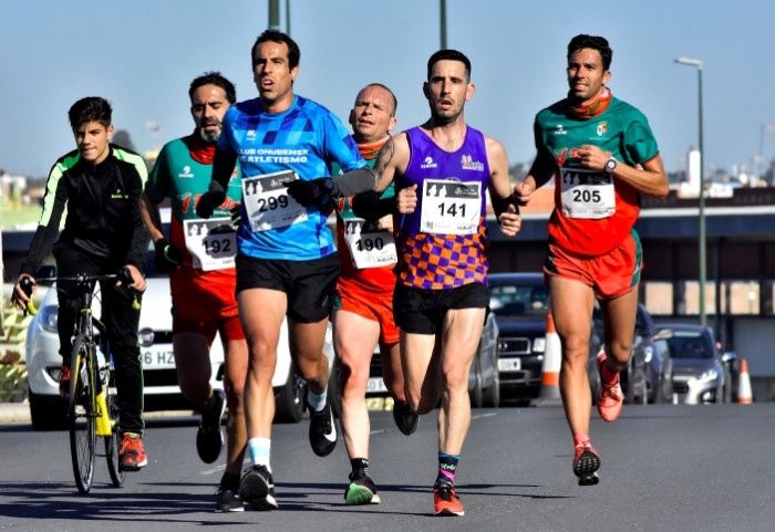 Los portugueses Roberto Ladeiras y Rosario Maria Partida ganan la Media Maratón de Ayamonte