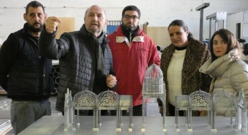Empiezan las obras de la Catedral Efímera de Almonte para la Venida de la Virgen del 19 de agosto