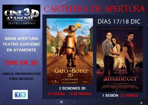 Este sábado comienza a emitir cine nuevamente el Teatro Cardenio de Ayamonte