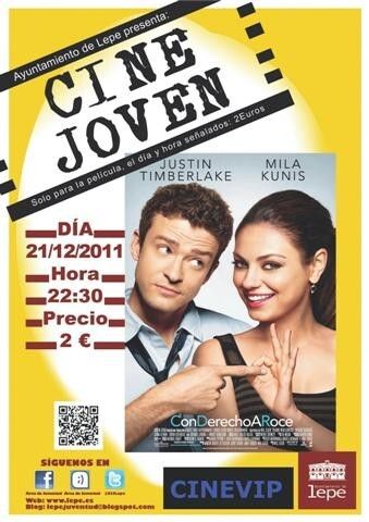 'Con derecho a roce', nueva película del programa Cine Joven en Lepe