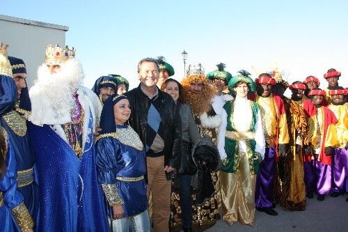 Los Reyes Magos llegaron un año más en barco a Punta Umbría