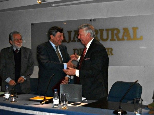 El presidente de Corporación Tecnológica de Andalucía, Moya-Angeler, en los desayunos de Caja Rural