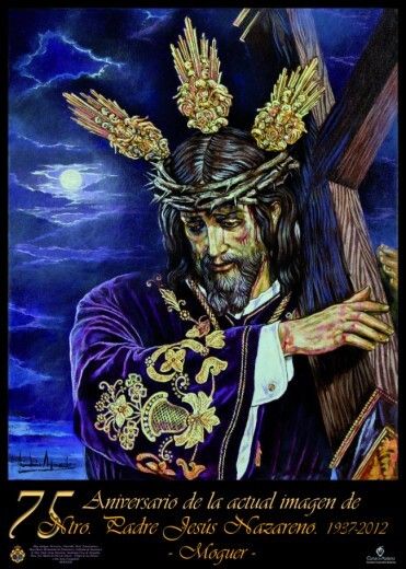 La hermandad moguereña Padre Jesús celebra los 75 años de la imagen del Nazareno