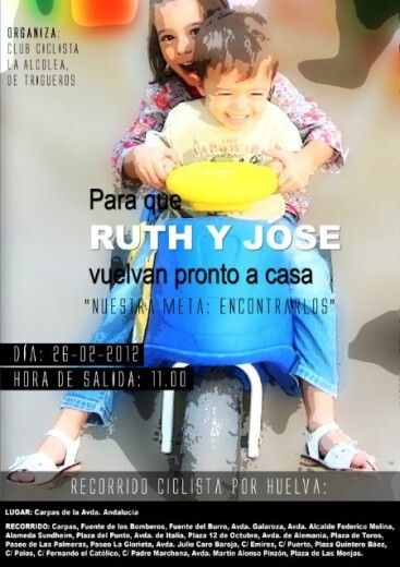 Marcha solidaria en bicicleta para apoyar a la familia de Ruth y José