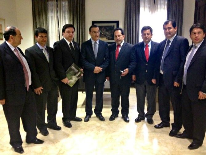 El presidente de la Diputación recibe a alcaldes y diputados colombianos interesados en el desarrollo local