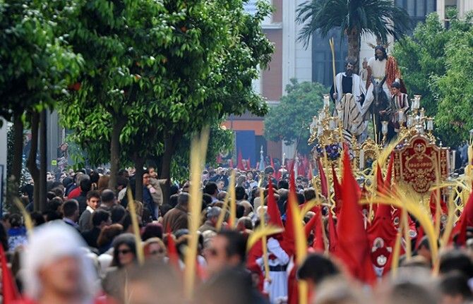 Palmas y esperanza en el Domingo de Ramos
