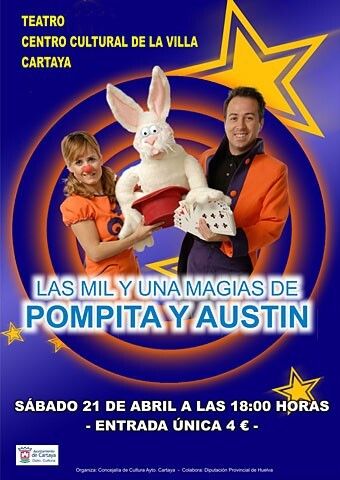 Espectáculo familiar de magia en el Centro Cultural de la Villa