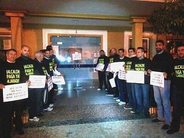 La Policía Local de Aljaraque prosigue con las protestas y acudirá este jueves al pleno municipal