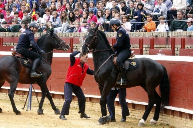 Casi 4.000 alumnos disfrutan de una exhibición policial 'llena de energía'