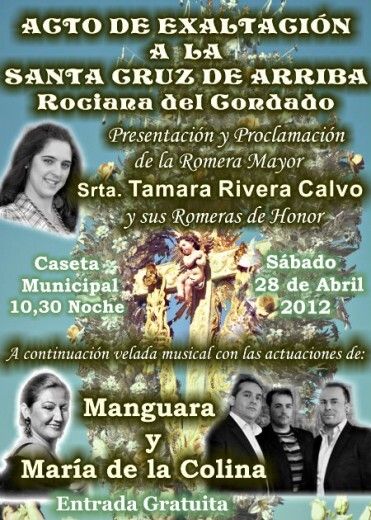 El acto de exaltación a la Cruz de Arriba inicia las fiestas cruceras en Rociana el Condado