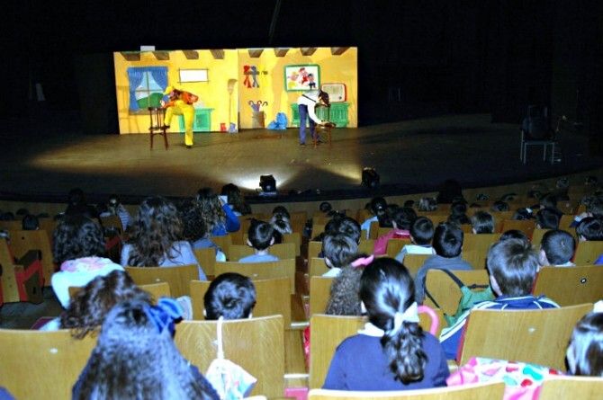 Teatro en inglés con'The three little pigs' en la Casa Colón