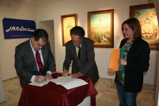 El prestigioso pintor Juan Manuel Núñez cede a La Palma parte de su obra