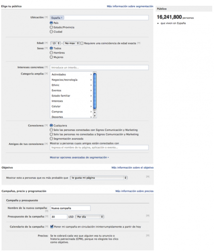 De la octavilla a Facebook Ads