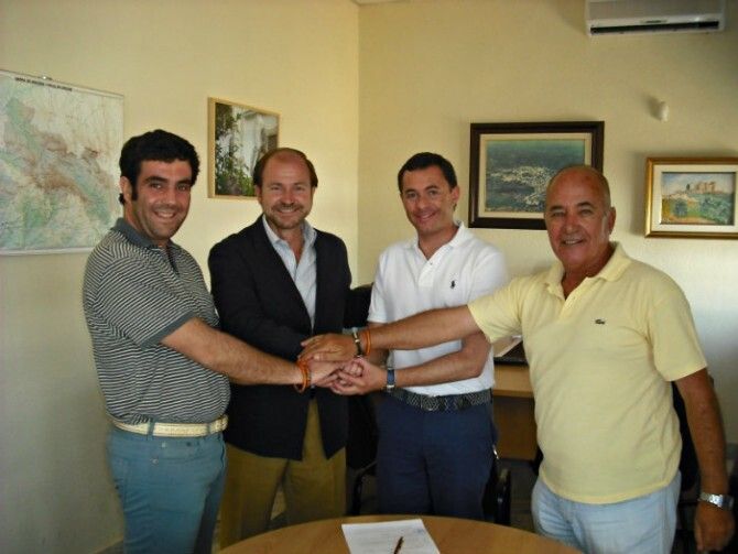 Cortegana y Jamón de Huelva firman un convenio de apoyo a las Jornadas Medievales