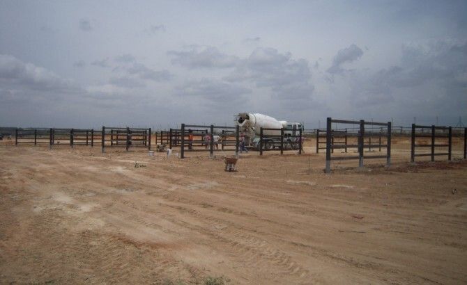 Las obras del recinto ganadero 'Huerta de la Cañada' avanzan a buen ritmo