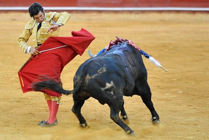 José Tomás sale por la puerta grande y Morante se queda con un solo trofeo