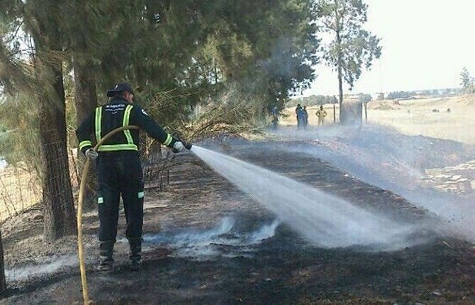 Los bomberos del Consorcio exigen mejoras en el material tras romperse uno de ellos el cráneo en un incendio