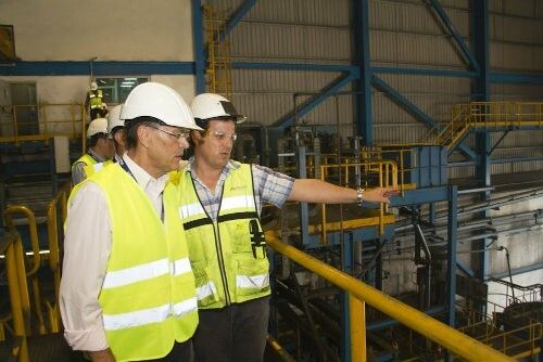 Caraballo muestra su respaldo al proyecto de Minas de Aguas Teñidas