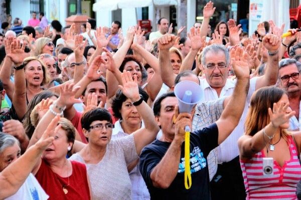 Los valverdeños se manifiestan este jueves contra la subida del IBI