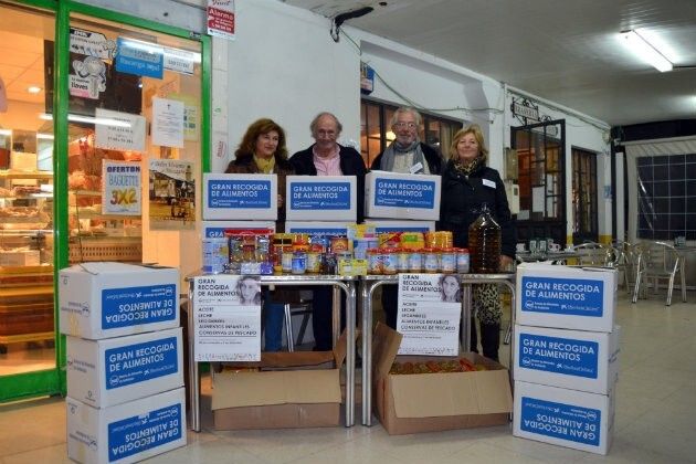 El Banco de Alimentos recoge 278 kilos de productos en Mazagón