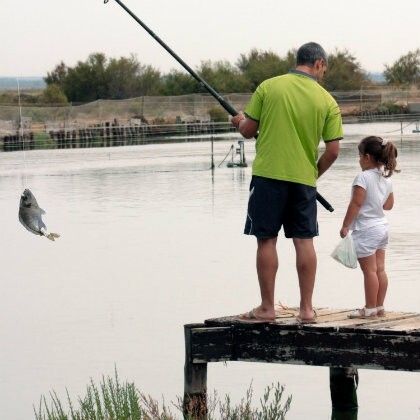 Jornadas infantiles de pesca en Salinas del Astur