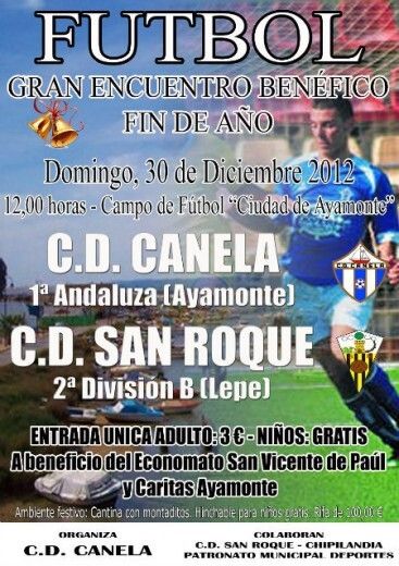 Partido solidario entre el San Roque y el Canela