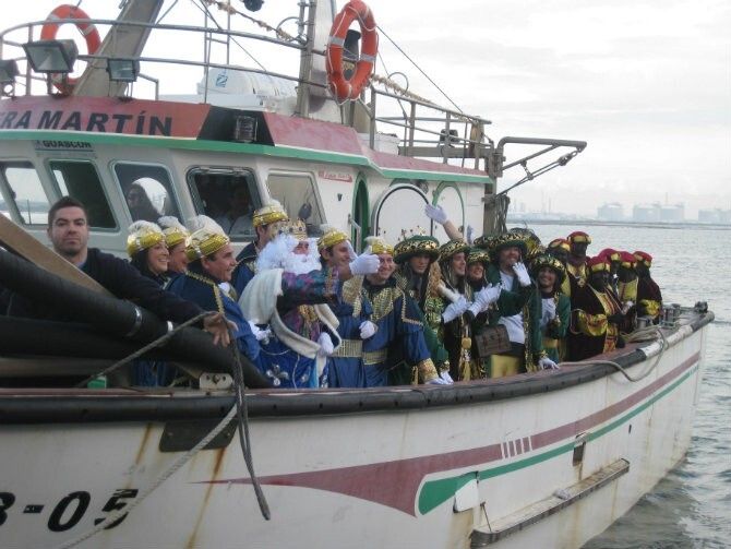Los Reyes Magos volverán a llegar en barco a Punta Umbría