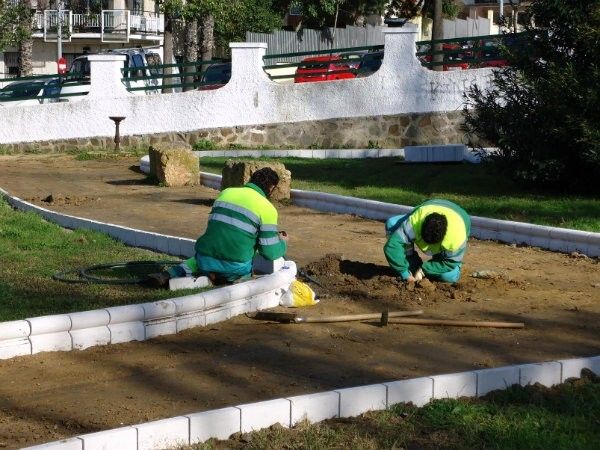 El Ayuntamiento de Huelva rehabilita la zona baja del parque de La Esperanza