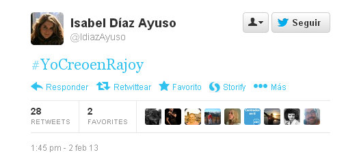 Creer en Rajoy por videoconferencia