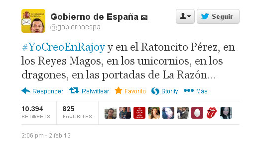 Creer en Rajoy por videoconferencia