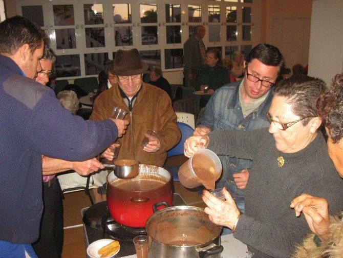 Los mayores celebran San Valentín en Punta Umbría