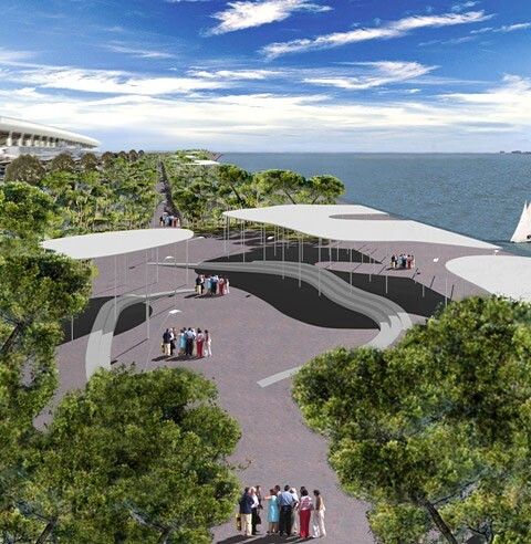 El Puerto inicia las obras de la segunda fase del Paseo Fluvial en la Ría del Odiel