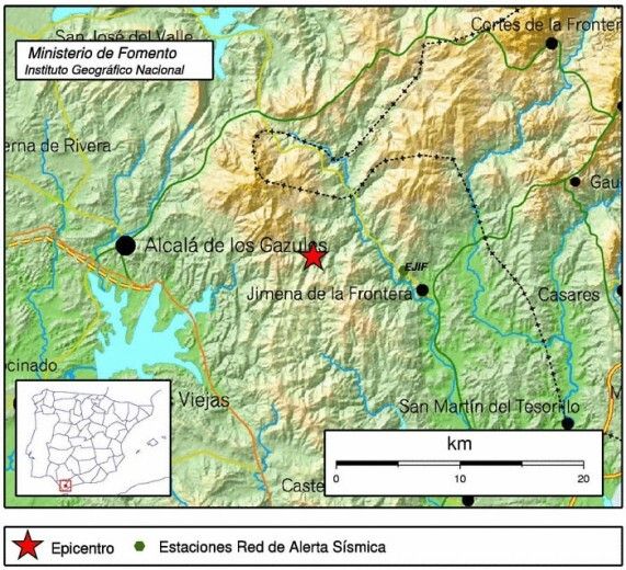 Un terremoto de 4,8 grados con epicentro en Cádiz se deja sentir en la provincia