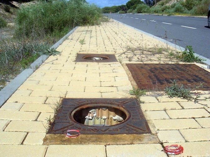 Mazagón se queda sin arquetas