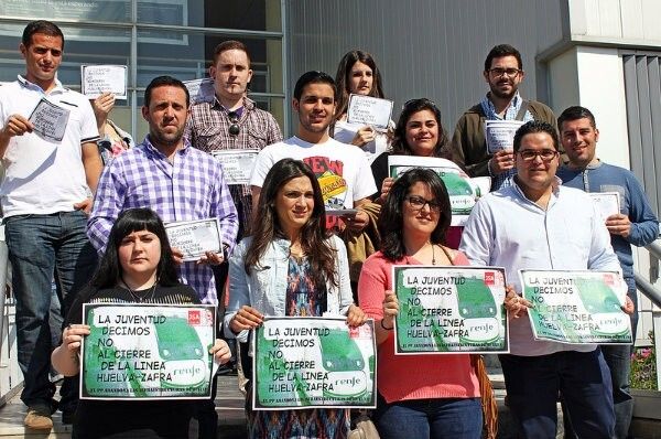 Juventudes Socialistas asegura que la eliminación del tren Huelva-Zafra 'afectará a muchos universitarios'