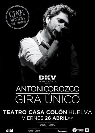 Antonio Orozco llega con ‘Diez de Diez’ a la Casa Colón