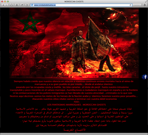 Islamistas radicales 'hackean' la web de Condado de Huelva y amenazan con más ataques